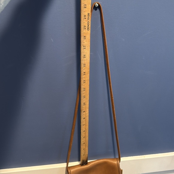 Coach Vintage Leather Compact Pouch bag brown leather turnlock - Picture 14 of 14